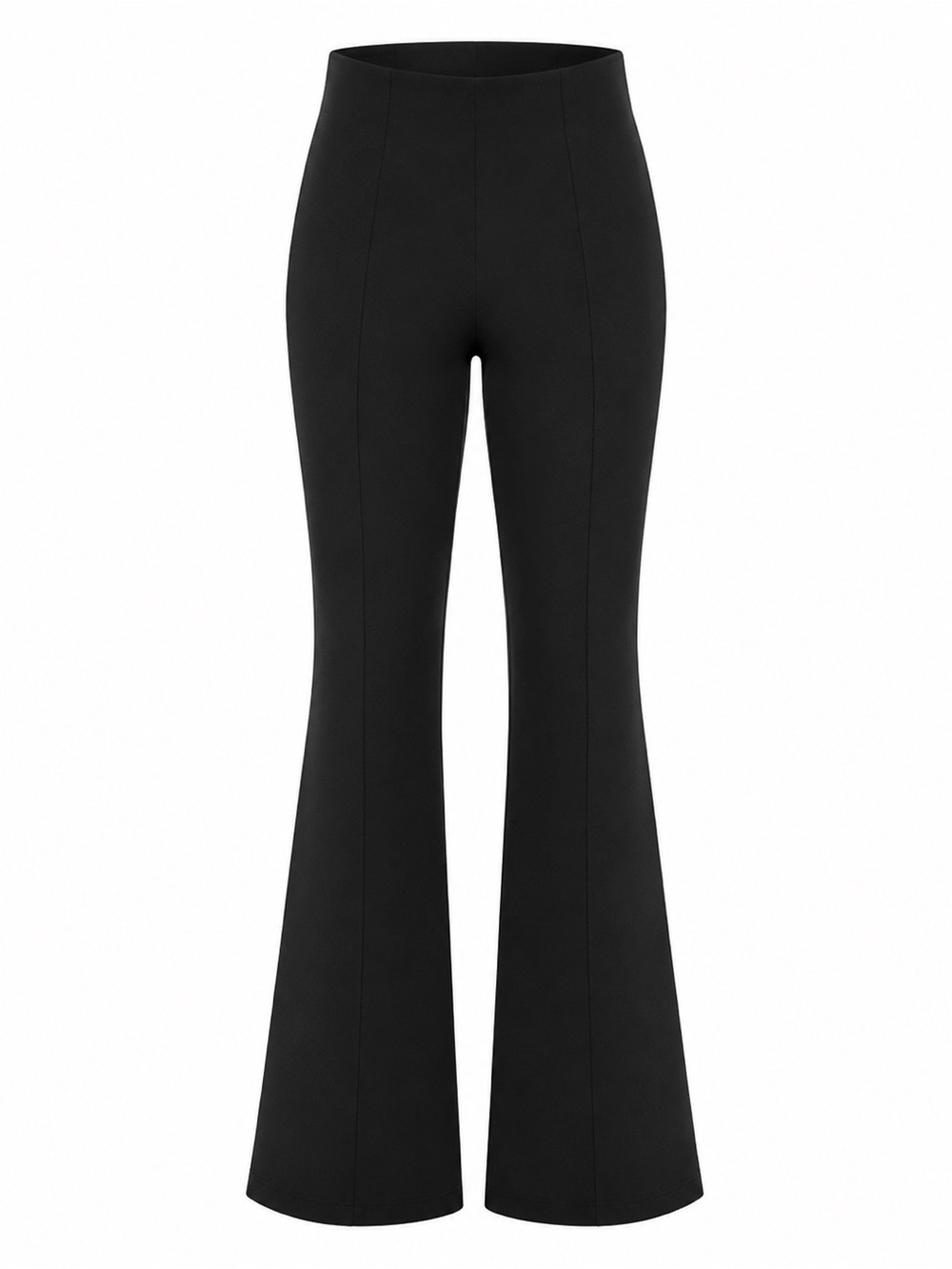 Maeve Anthropologie The Margot Black Flare Pants Size ST Pull-On Stretch